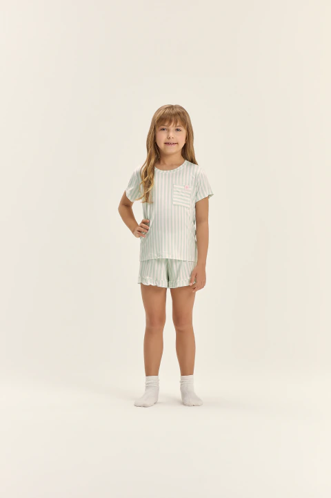 PIJAMA FEMININO INFANTIL MGA CTA C SHORTS - 2050200