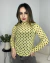 Blusa de Tule Manga Longa Poa - loja online