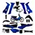 Kit Plasticos Zanella Due Classic 110 Azul Original Linea Vieja - comprar online