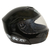 Casco Rebatible OKN1 Negro + Guantes Negro Okinoi Con Protecciones