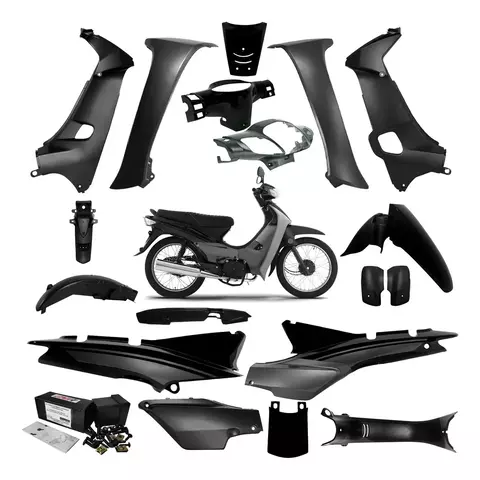 Kit Plasticos Zanella Due Classic 110 Gris Original Linea Vieja - comprar online