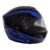 Casco Rebatible OKN-1 Negro Grafica Azul Doble Visor Okinoi - comprar online