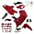 Kit Plásticos Para Honda Wave 110 Rojo + Tornillos + Calcos - comprar online