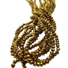 Tira de Cristales. Dona de 4 mm (3 x 4 mm) - tienda online