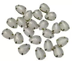 Acrílicos engarzados. GOTAS 13x18 mm. OPACAS Y OPALINAS - tienda online