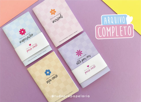 Caderninho com frases | Empresa - Presente