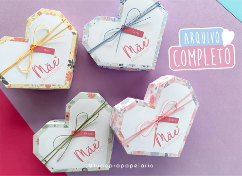 Caixa coração | Dia das mães