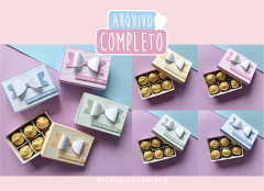 Caixa Laço 6 doces | Presente - comprar online