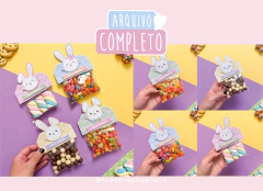 Lapela para saquinho - Páscoa na internet