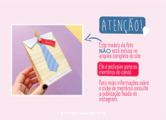 Caixinha gravata | Dia dos Pais na internet