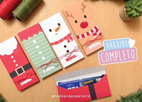 Porta barra de chocolate - Natal - comprar online