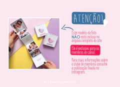 Caixinha de fotos - Dia das mães - tudoprapapelaria