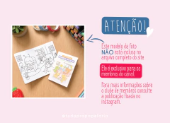 Mini livro de colorir - Dia das Crianças - tudoprapapelaria