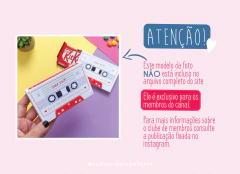 Caixinha fita cassete - Dia dos Namorados - tudoprapapelaria