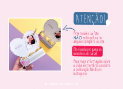 Coração 3 doces - Dia das mães - tudoprapapelaria