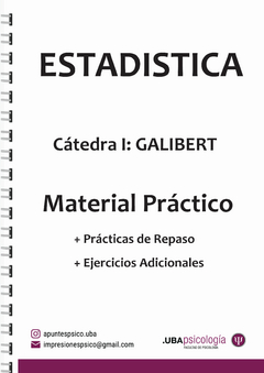 Estadística - Galibert. MATERIAL PRÁCTICO