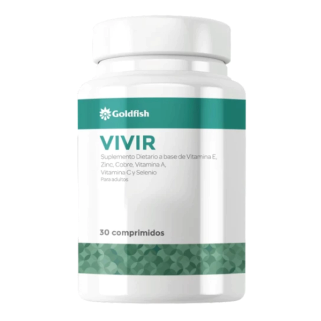 Vivir | Goldfish | Vitamina A, C Y E Zinc Cobre Selenio X 30 Sin Sabor