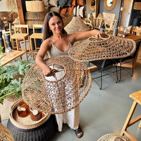 Lámpara Calma Crochet - comprar online