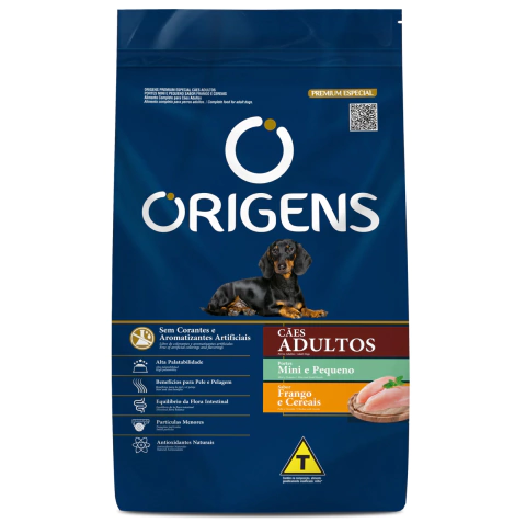 Origens Cães Adultos Pequenos Frango 15Kg