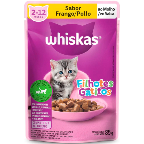 Whiskas Sache Filhotes Frango 85g