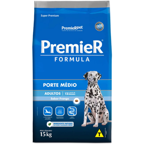 Premier Formula Cães Adultos Médios Frango 15Kg