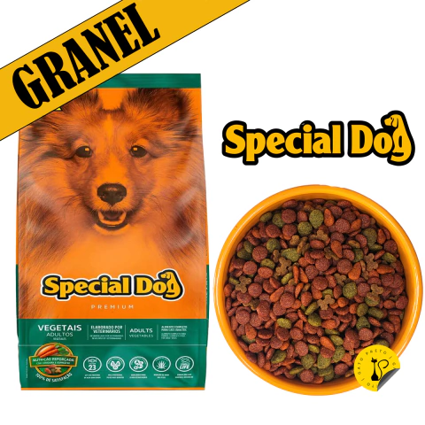 1Kg Special Dog Adultos Vegetais Granel