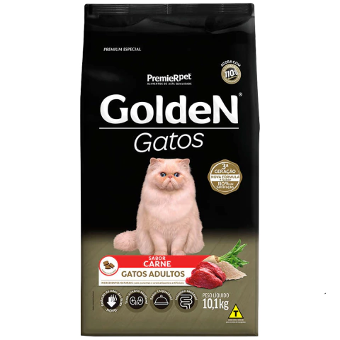 Golden Gatos Adultos Carne 10,1 Kg