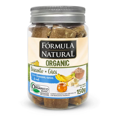 Formula Natural Biscoito Organic - Banana Aveia e Mel 150g