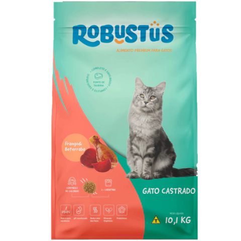 Robustus Gatos Castrados Frango 10,1Kg