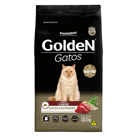 Golden Gatos Castrados Carne 10,1Kg