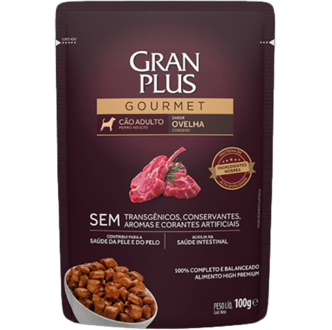 GranPlus Sachê Cães Adultos Ovelha 100g