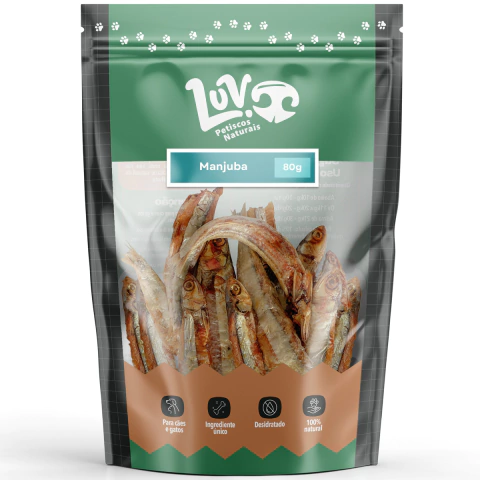 Manjubinha 80g - LUV Petiscos Naturais