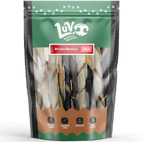 Stickos Bovino 5un - LUV Petiscos Naturais