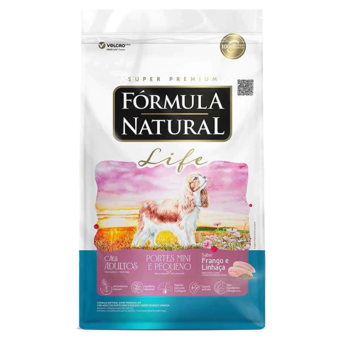 Formula Natural Life Cães Adultos Pequenos Frango 15Kg