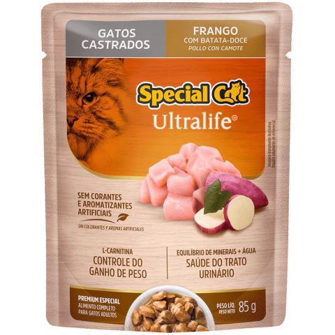 Special Cat Sache Castrados Frango 85g