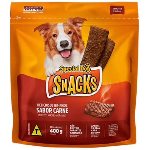 Special Dog Snacks Sabor Carne 400g
