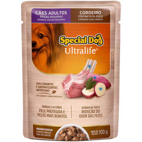 Special Dog Sache Adultos Peq Cordeiro 100g