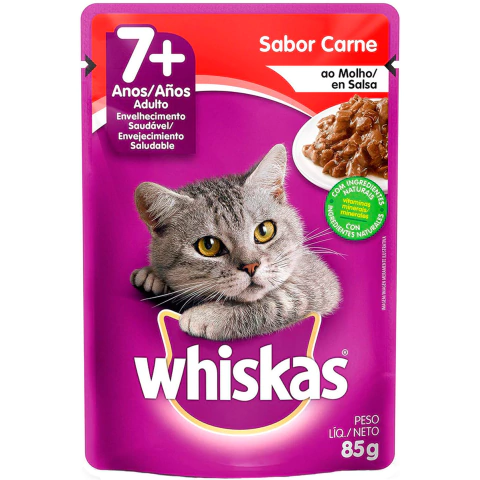 Whiskas Sache 7+ Carne 85g