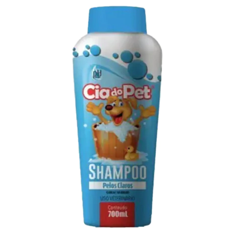Shampoo Pelos Claros Cia do Pet - 700ml
