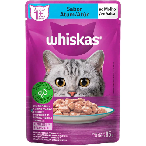 Whiskas Sache Adultos Atum 85g