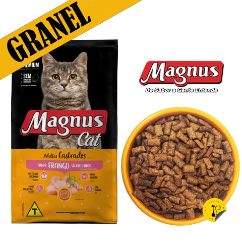 1Kg Magnus Cat Nuggets Frango Granel