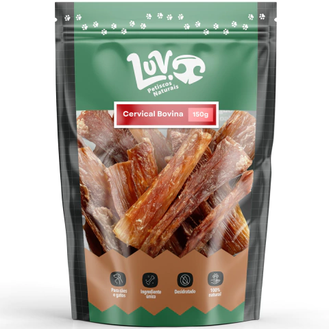 Cervical Bovina 150g - LUV Petiscos Naturais