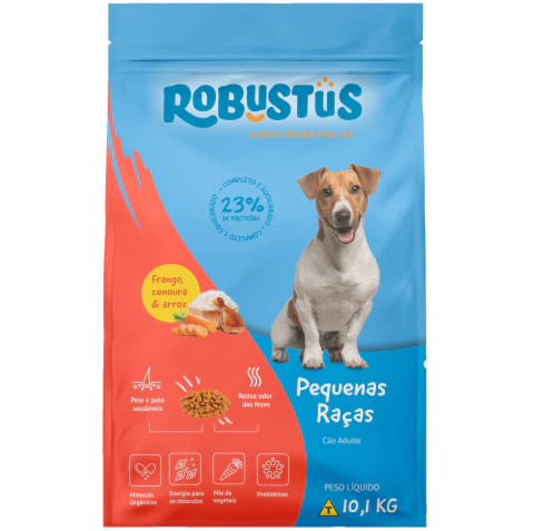 Robustus Cães Adultos Pequenos Frango 10,1Kg