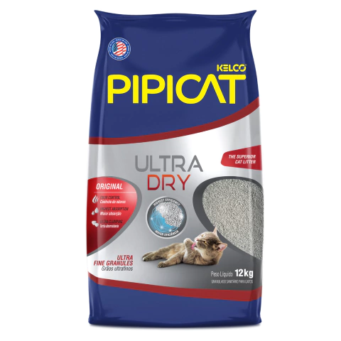 Areia Pipicat Ultra Dry 12Kg