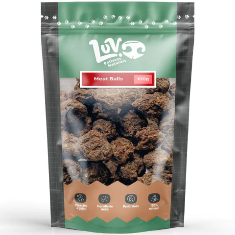 Meat Balls de Carne 100g - LUV Petiscos Naturais