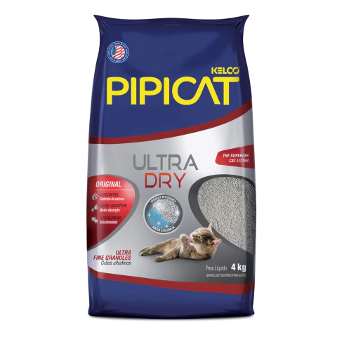 Areia Pipicat Ultra Dry 4Kg