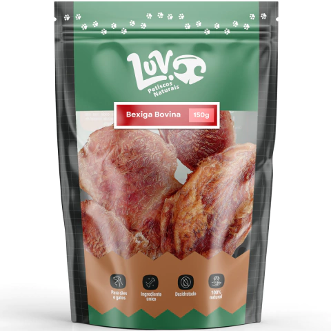Bexiga Bovina 150g - LUV Petiscos Naturais
