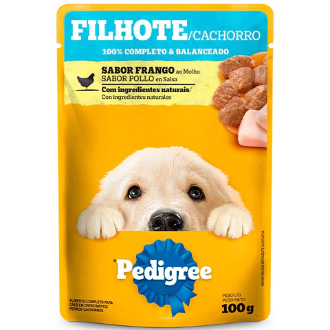 Pedigree Sachê Filhotes Frango 100g