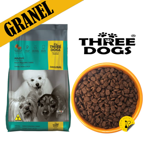 1Kg Three Dogs Original Adultos Peq Granel
