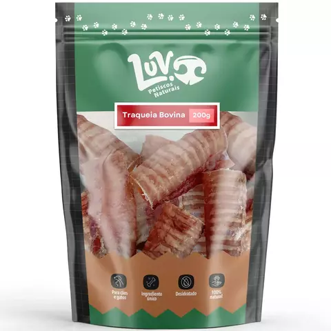 Traqueia Bovina 200g - LUV Petiscos Naturais